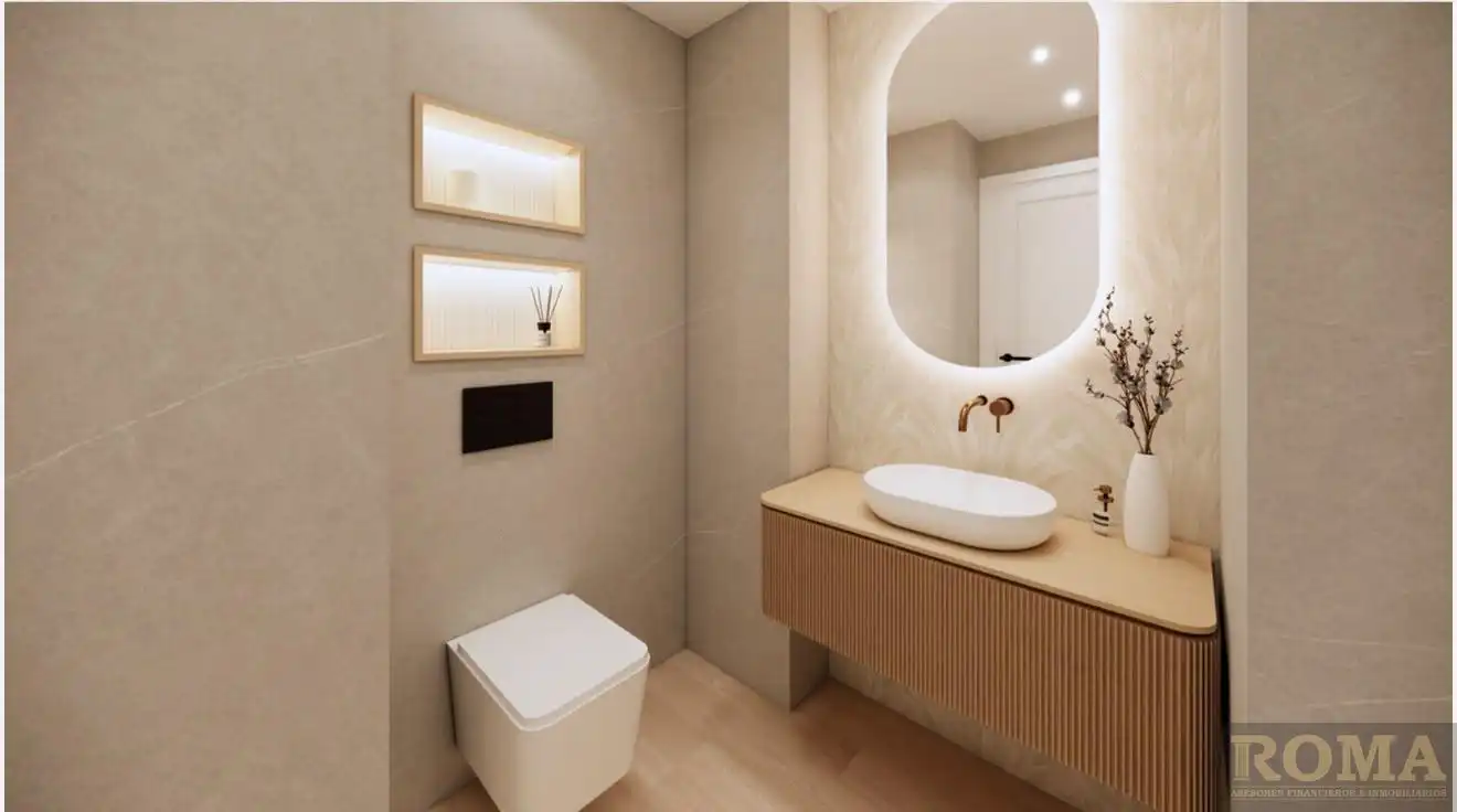 Badezimmer von Wohnung zum Verkauf in Salamanca mit Heizung, Möbliert und Balkon