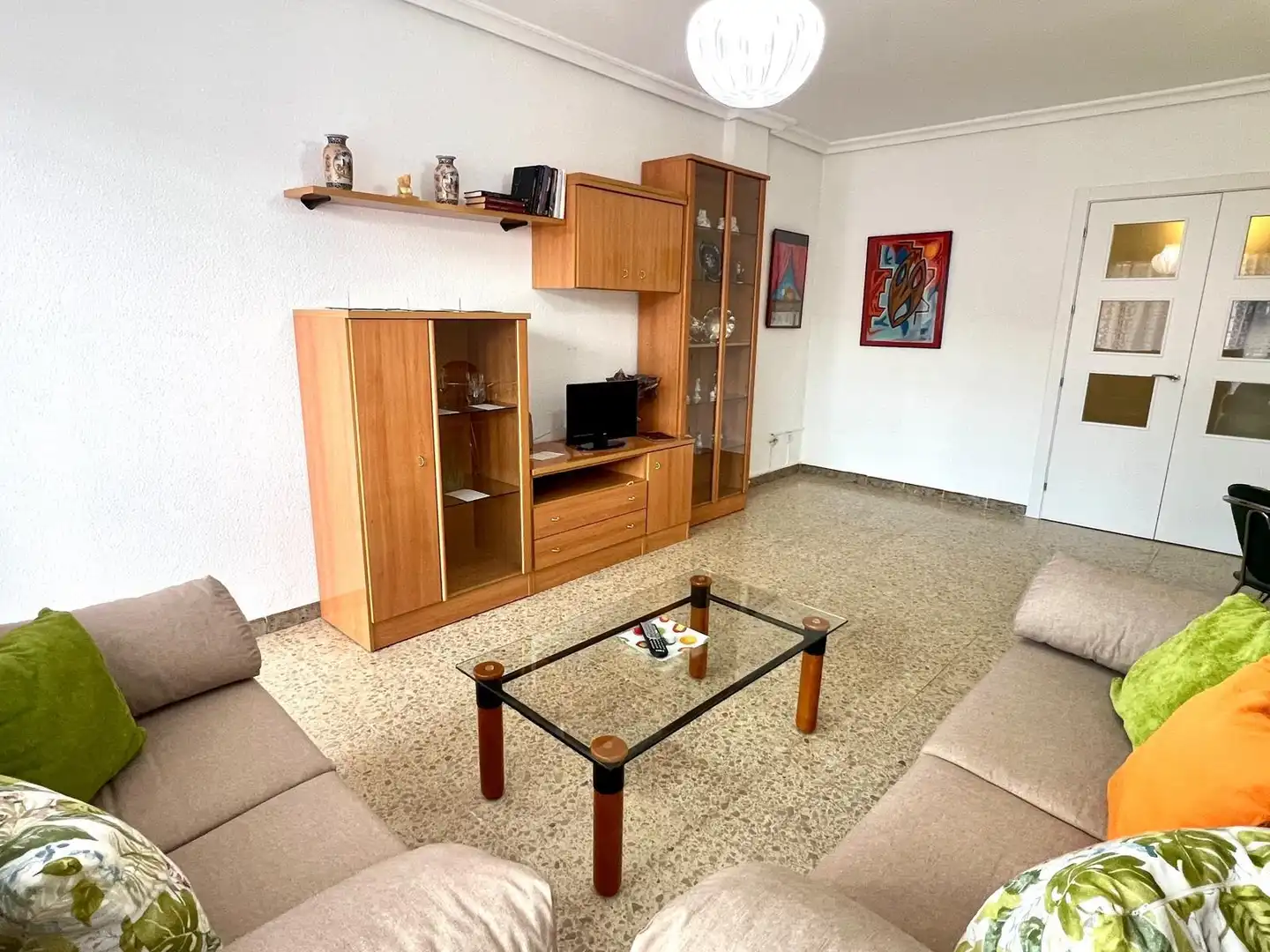Sala de estar de Piso en venta en Plasencia con Calefacción y Terraza