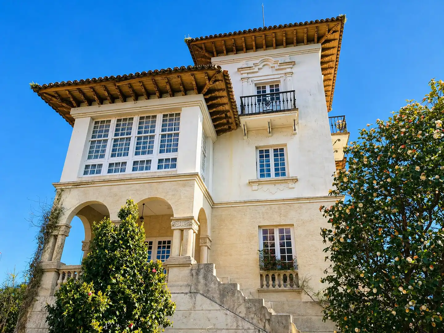Exterior view of Houses for sale in Cabanas  with Heating, Private garden and Parquet flooring