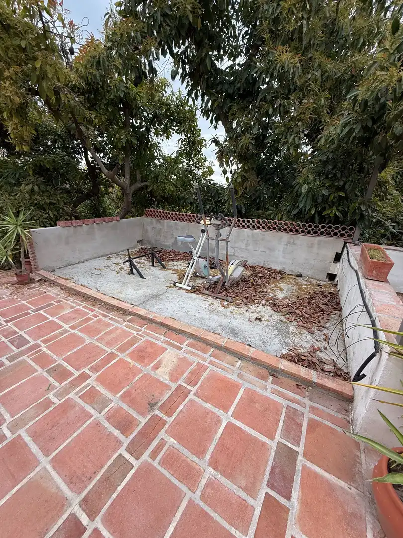 Terraza de Finca rústica en venta en Coín con Aire acondicionado, Calefacción y Jardín privado