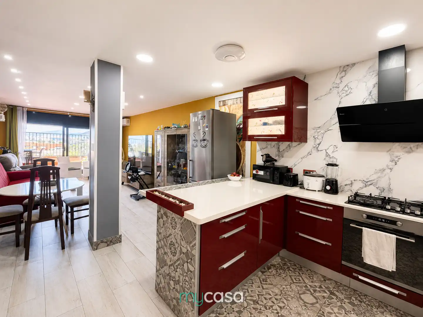 Cocina de Piso en venta en El Prat de Llobregat con Aire acondicionado, Calefacción y Parquet