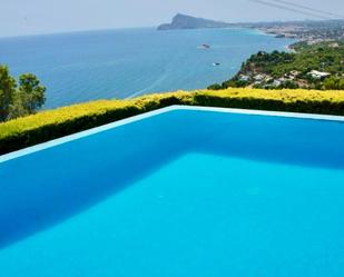 Piscina de Casa o xalet de lloguer en Altea amb Aire condicionat, Jardí privat i Terrassa