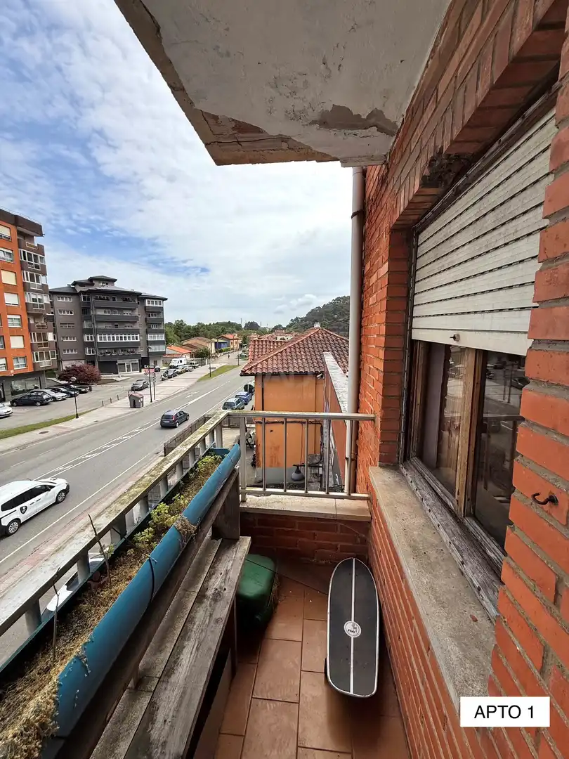 Terrasse von Wohnung zum Verkauf in Castrillón mit Heizung und Terrasse
