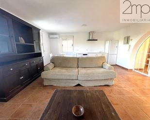 Sala d'estar de Apartament de lloguer en Manzanares El Real amb Aire condicionat i Terrassa