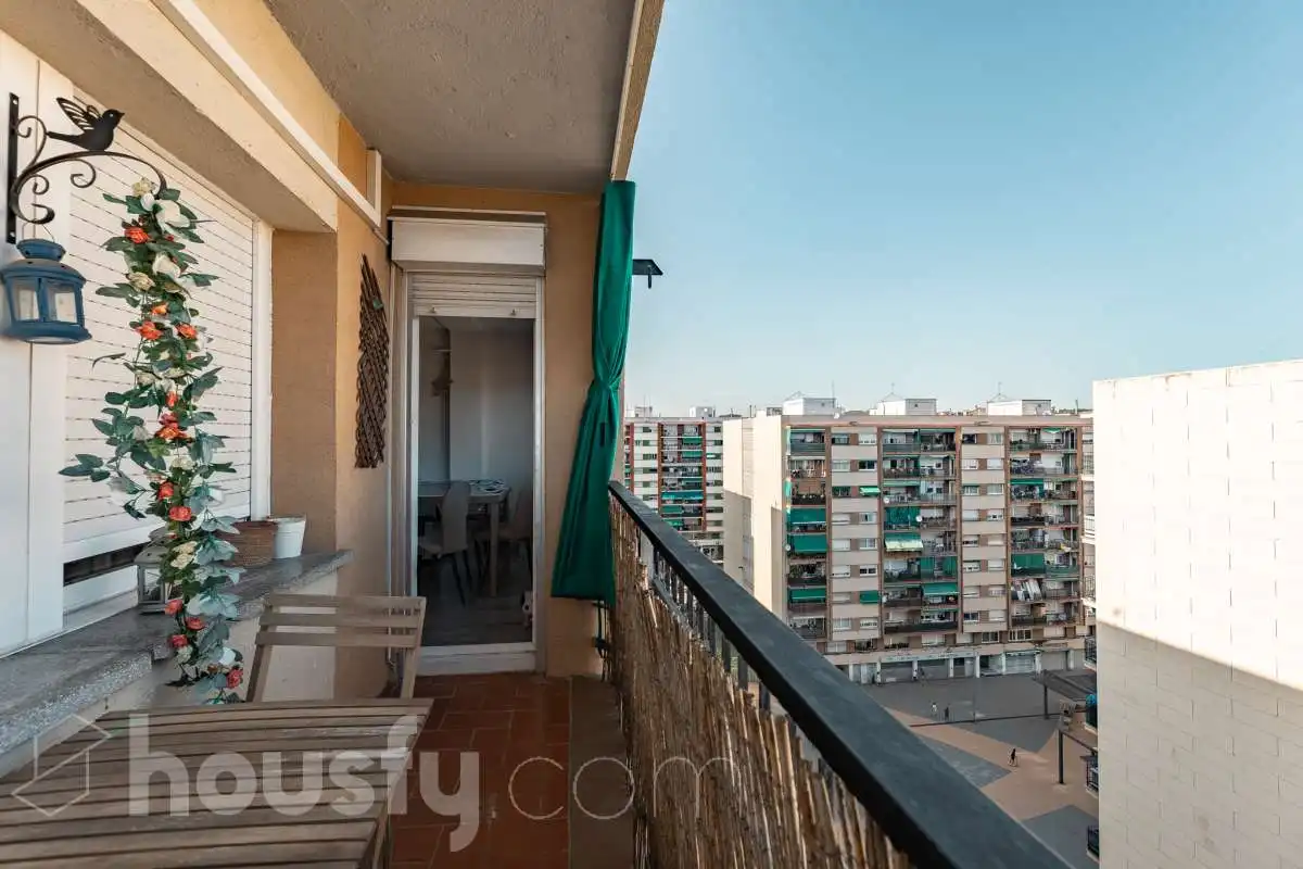 Terrasse von Wohnung zum Verkauf in Rubí mit Klimaanlage, Heizung und Parkett