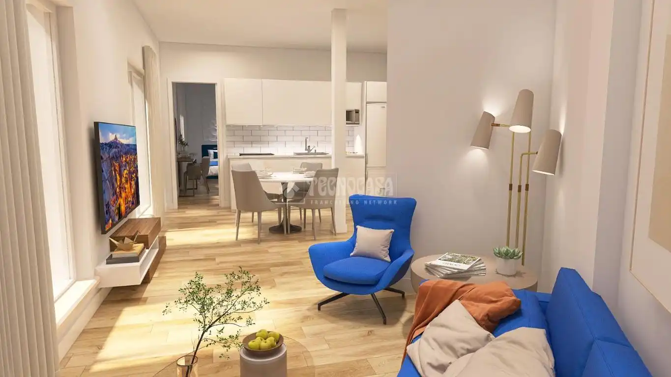 Sala de estar de Piso en venta en Madrid con Aire acondicionado y Terraza