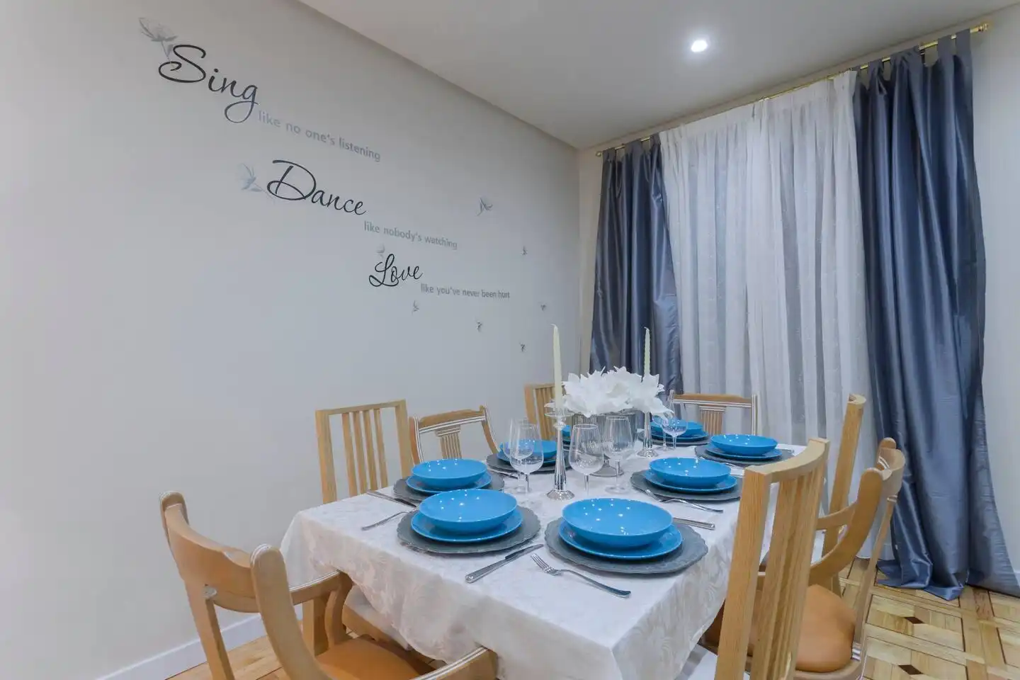 Dining room of Apartments for rent in Málaga  with Air Conditioner, Furnished and Internet