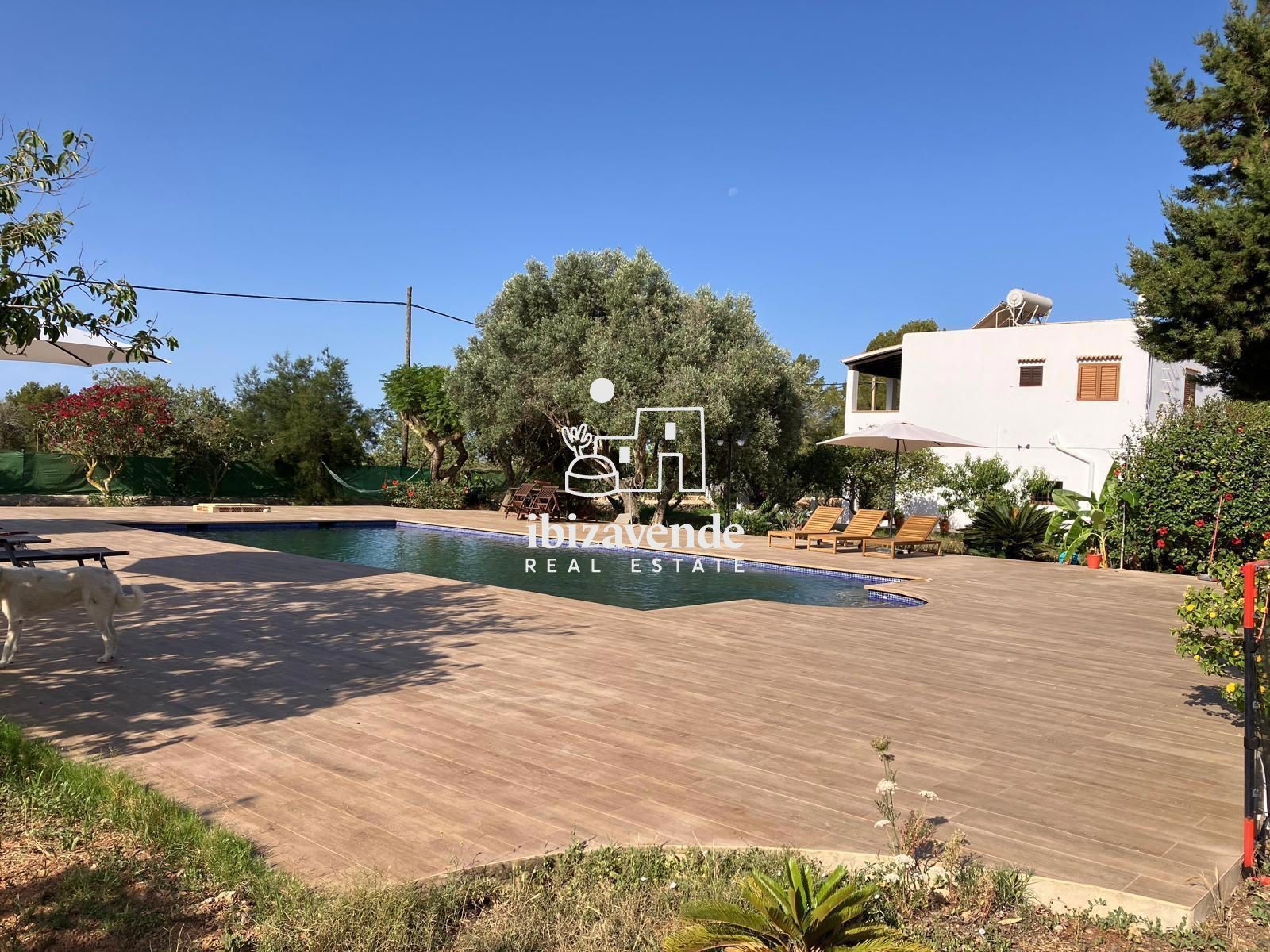 Exterior view of House or chalet to rent in Sant Josep de sa Talaia  with Swimming Pool and Furnished