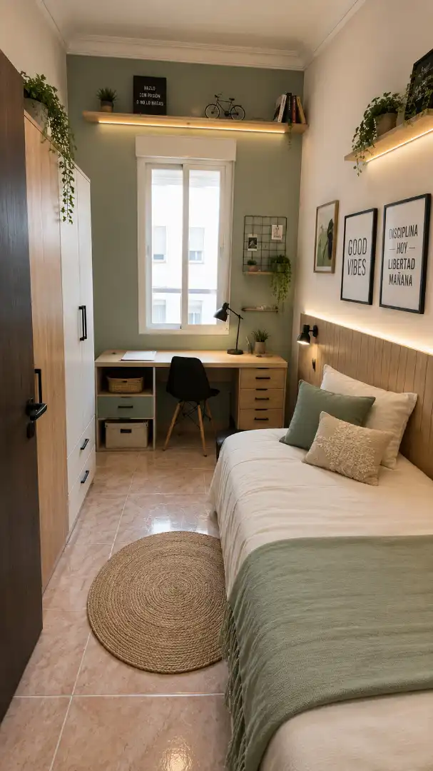 Bedroom of Flat for sale in Madrid  with Heating, Furnished and Balcony