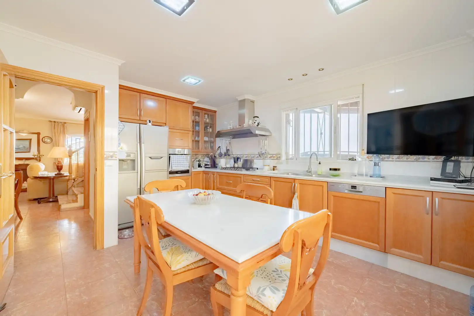 Cocina de Casa adosada en venta en Náquera con Trastero, Piscina y Horno
