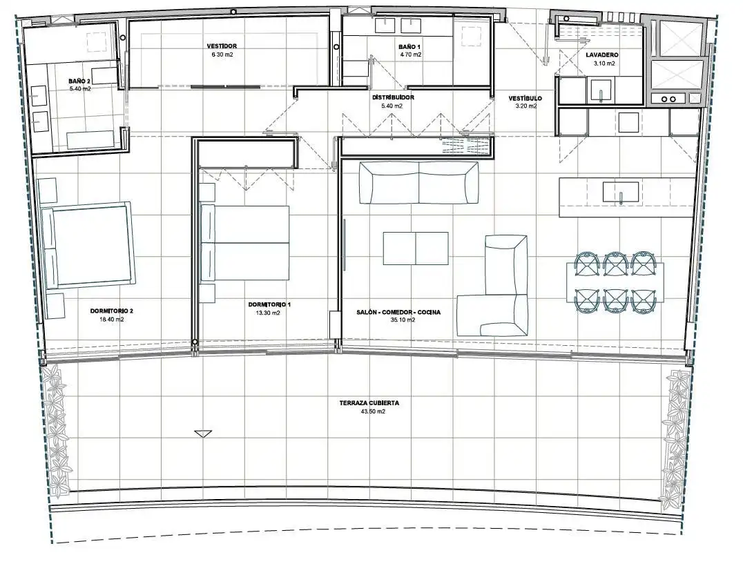 Apartment with lift for sale in Las Gaviotas  - Carvajal, imagen 10
