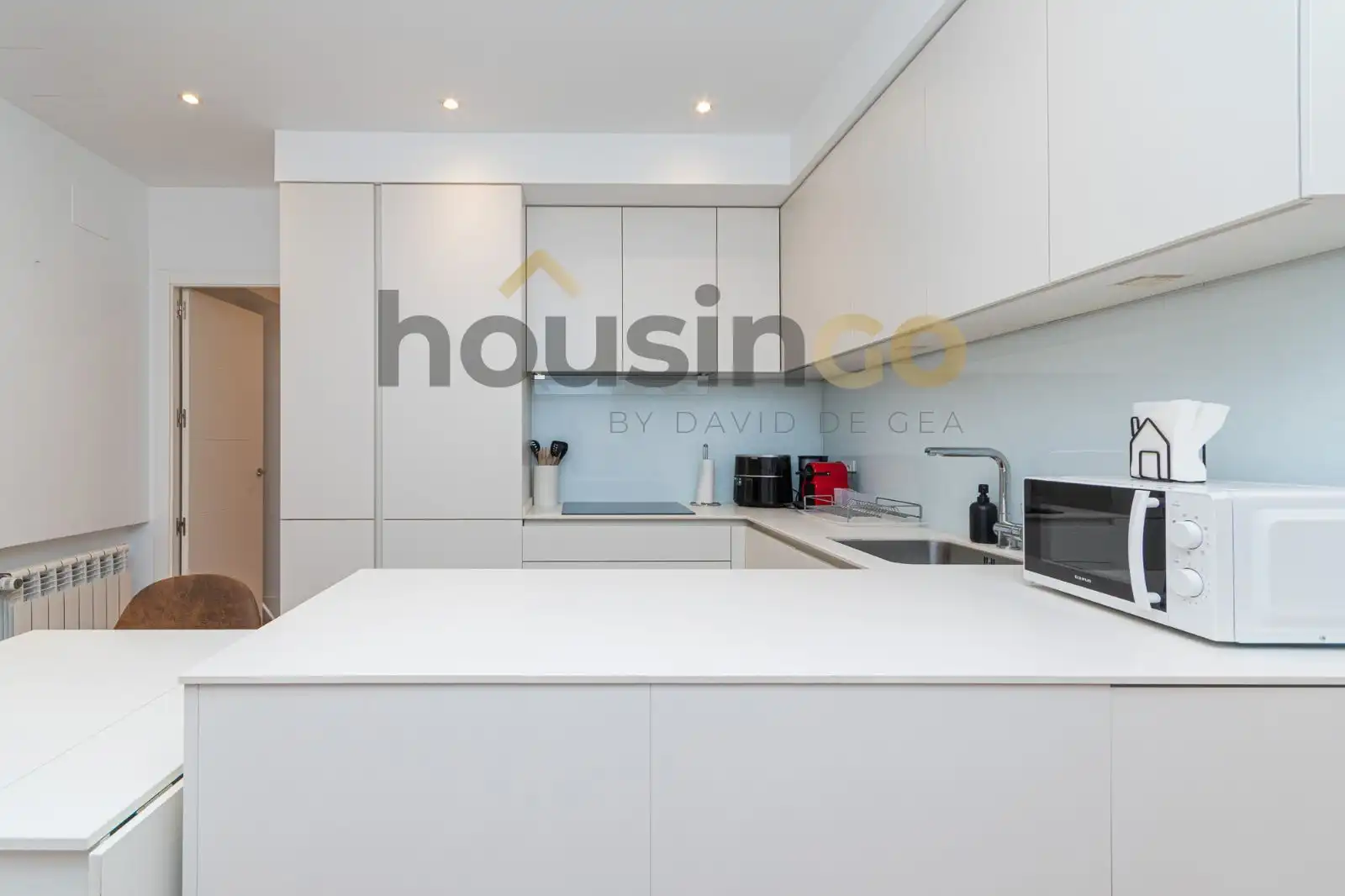 Cocina de Piso de alquiler en Madrid con Aire acondicionado, Calefacción y Terraza
