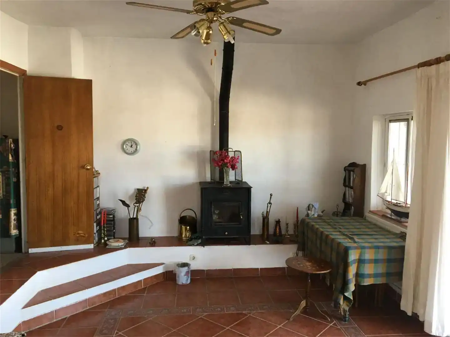 Sala d'estar de Finca rústica en venda en Málaga Capital amb Aire condicionat i Piscina