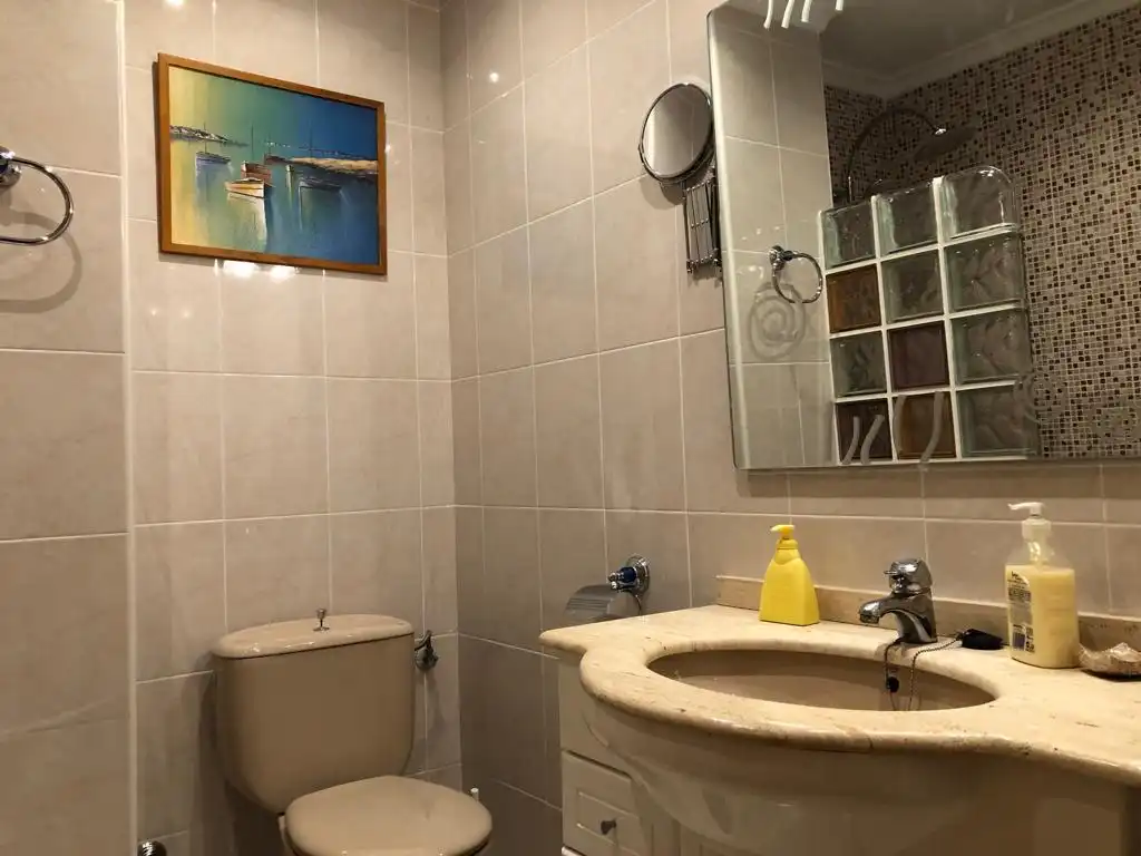 Badezimmer von Wohnung zur Miete in Albacete mit Heizung, Möbliert und Balkon