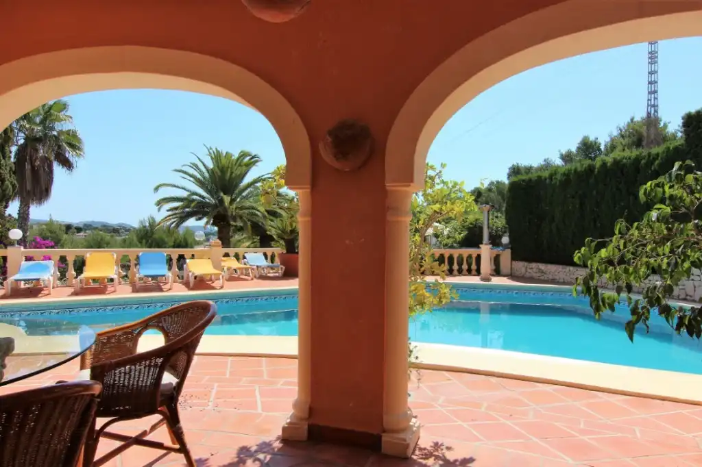 Swimming pool of Houses for sale in Benissa  with Air Conditioner, Terrace and Storage room