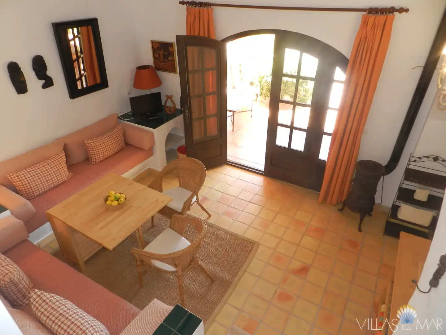 Sala de estar de Finca rústica en venta en Teulada con Jardín privado, Terraza y Trastero