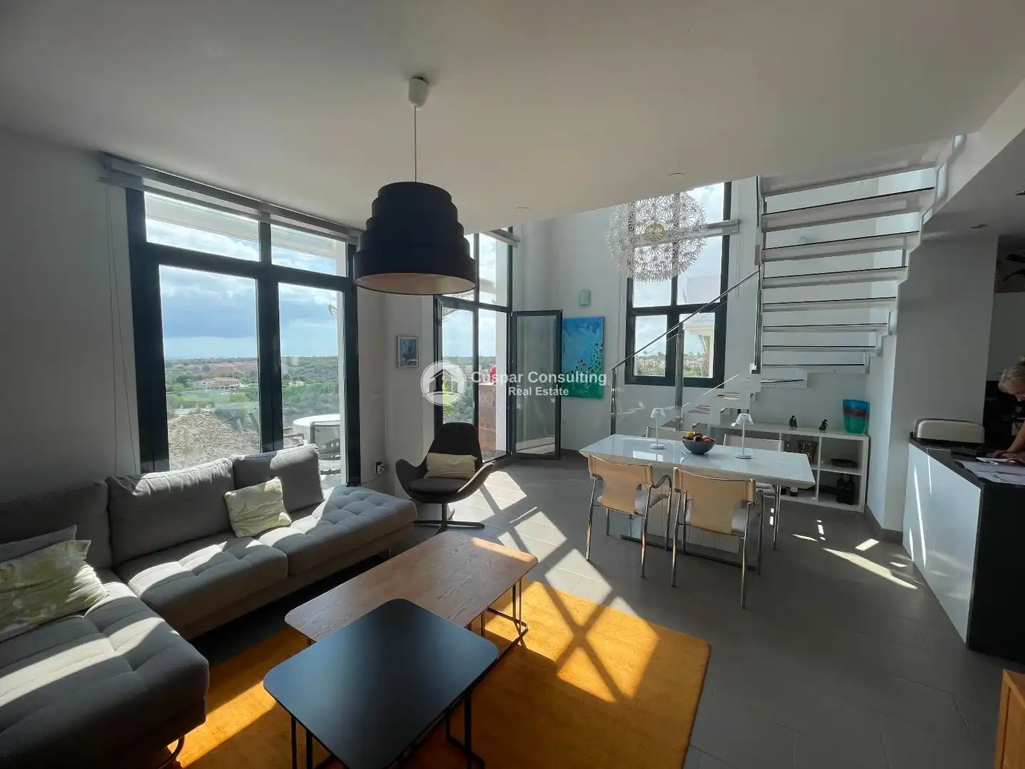 Sala d'estar de Àtic en venda en Orihuela amb Aire condicionat, Calefacció i Terrassa