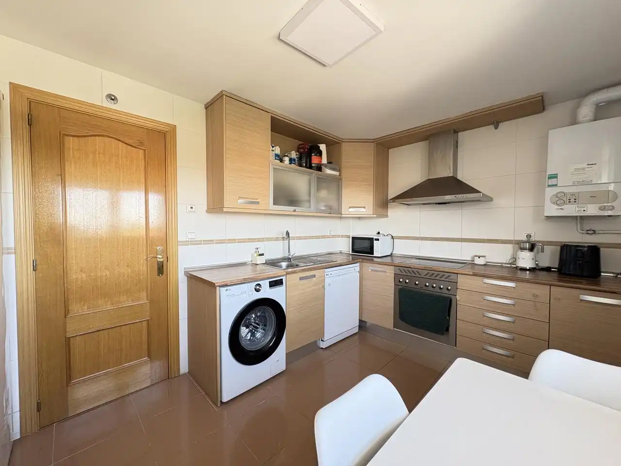 Küche von Maisonette zur Miete in Torrelodones mit Klimaanlage, Heizung und Terrasse