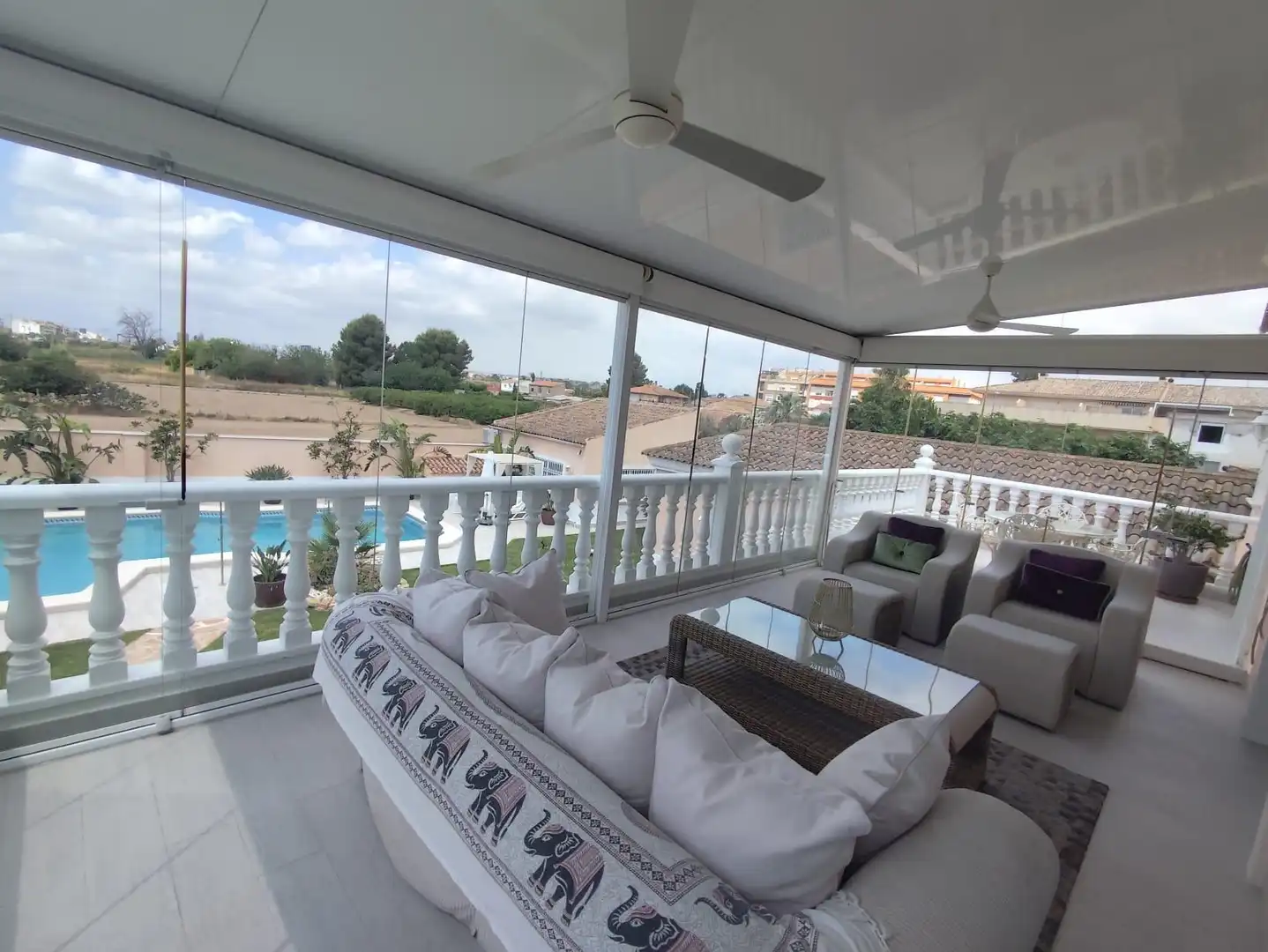 Terraza de Casa o chalet en venta en Murcia con Aire acondicionado, Jardín privado y Terraza