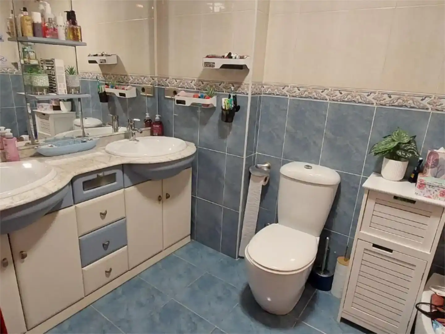 Bany de Apartament per a compartir en Dénia amb Aire condicionat, Jardí privat i Piscina