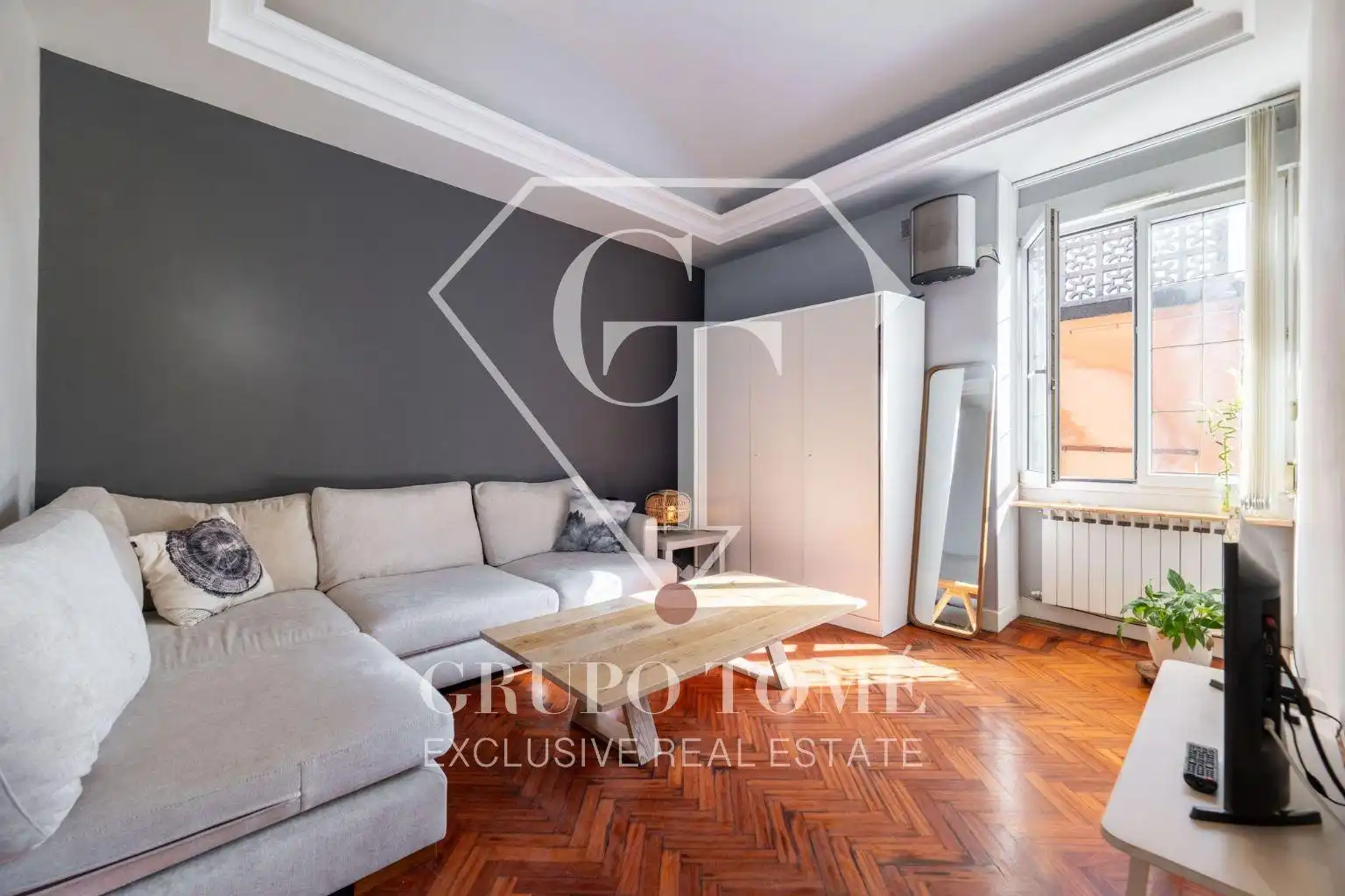 Sala de estar de Dúplex en venta en Donostia - San Sebastián  con Amueblado