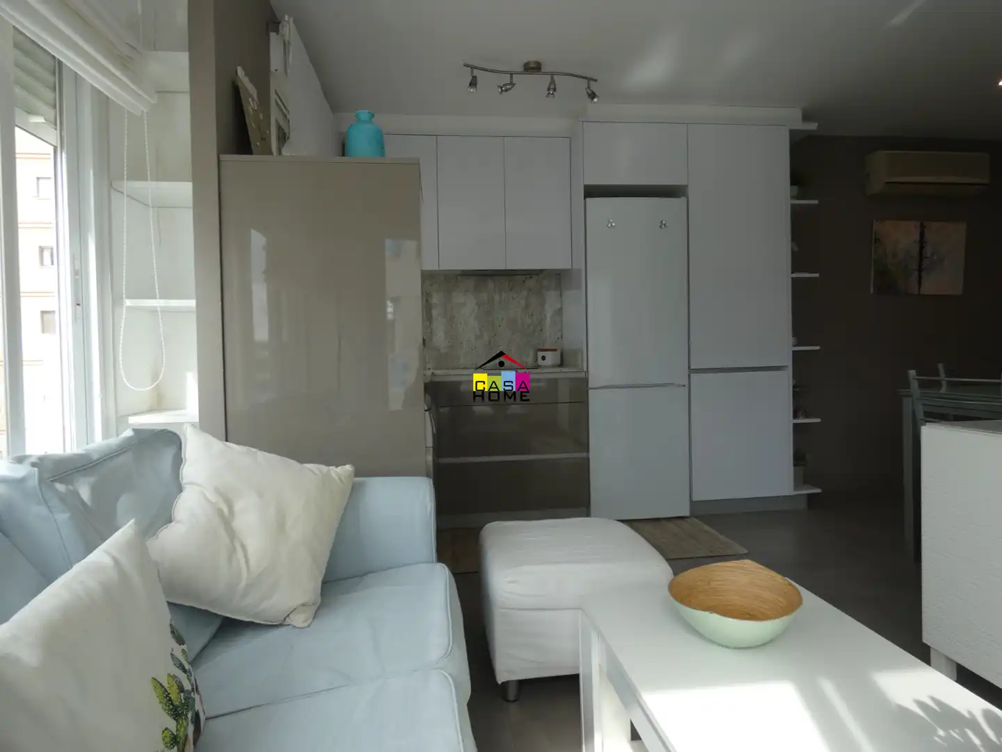 Sala de estar de Apartamento en venta en Benicasim / Benicàssim con Aire acondicionado, Amueblado y Piscina comunitaria