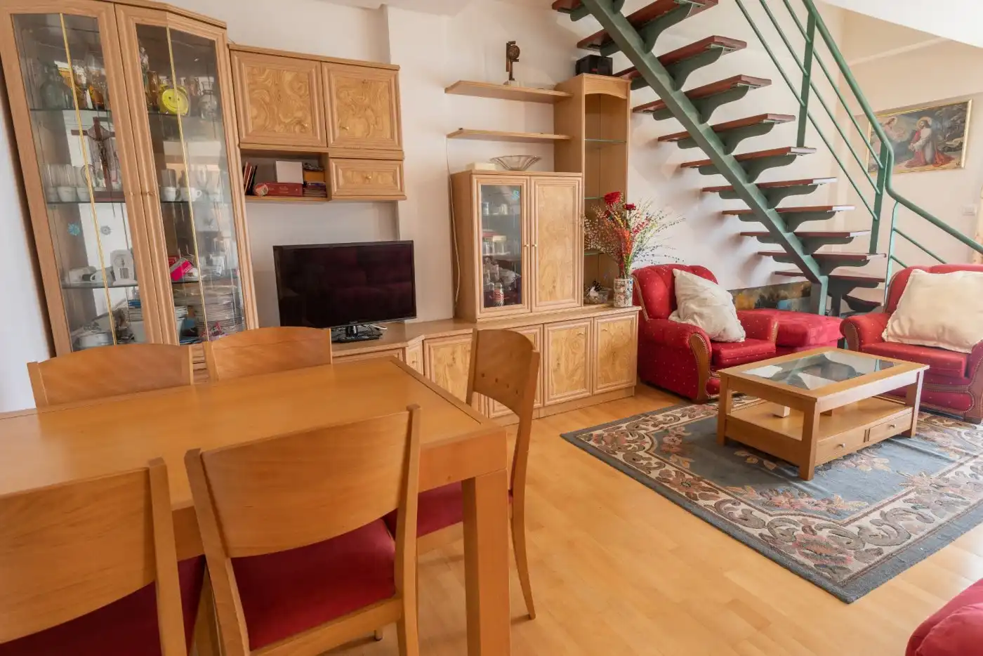 Sala de estar de Dúplex en venta en Lobios con Calefacción, Trastero y Amueblado