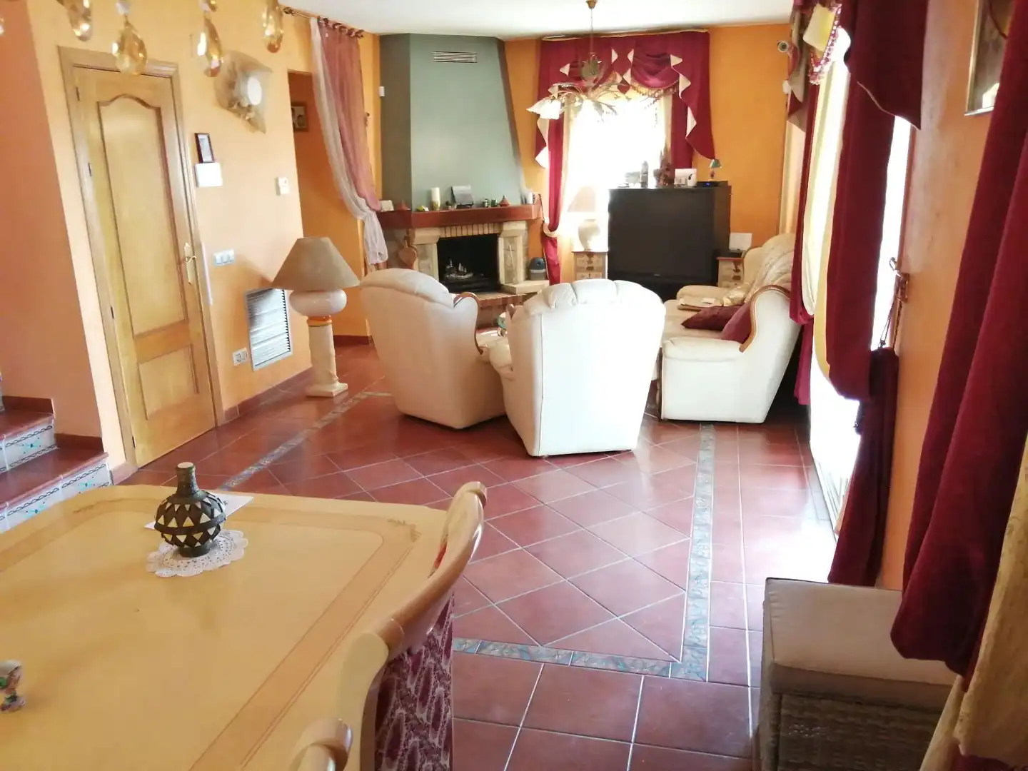 Sala d'estar de Casa o xalet en venda en Lloret de Mar amb Aire condicionat, Calefacció i Jardí privat