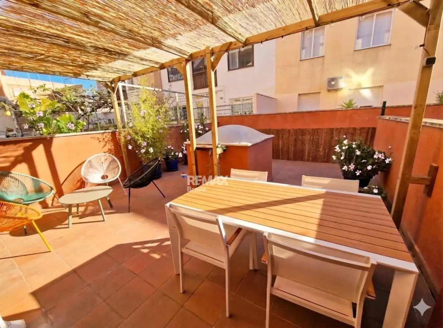 Terrace of Flat for sale in Roses  with Air Conditioner, Heating and Terrace