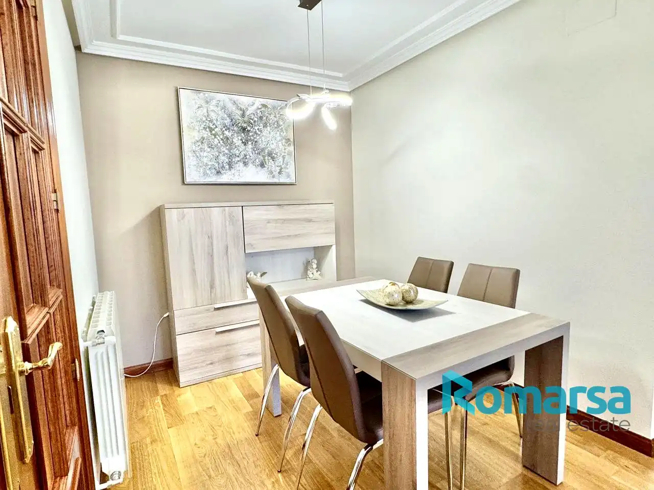 Dining room of Flat for sale in Ávila  with Heating, Terrace and Furnished