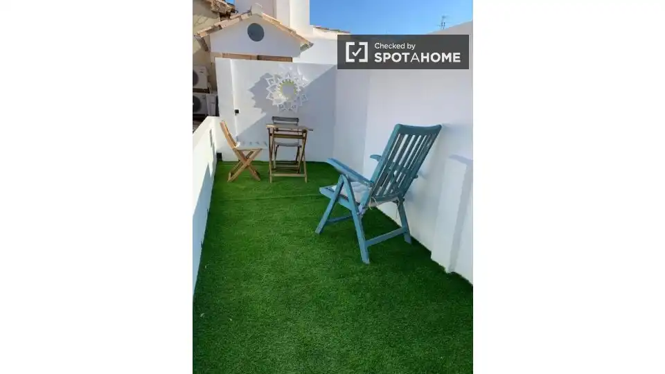 Terrace of Flat for rent in Godella  with Air Conditioner, Heating and Furnished