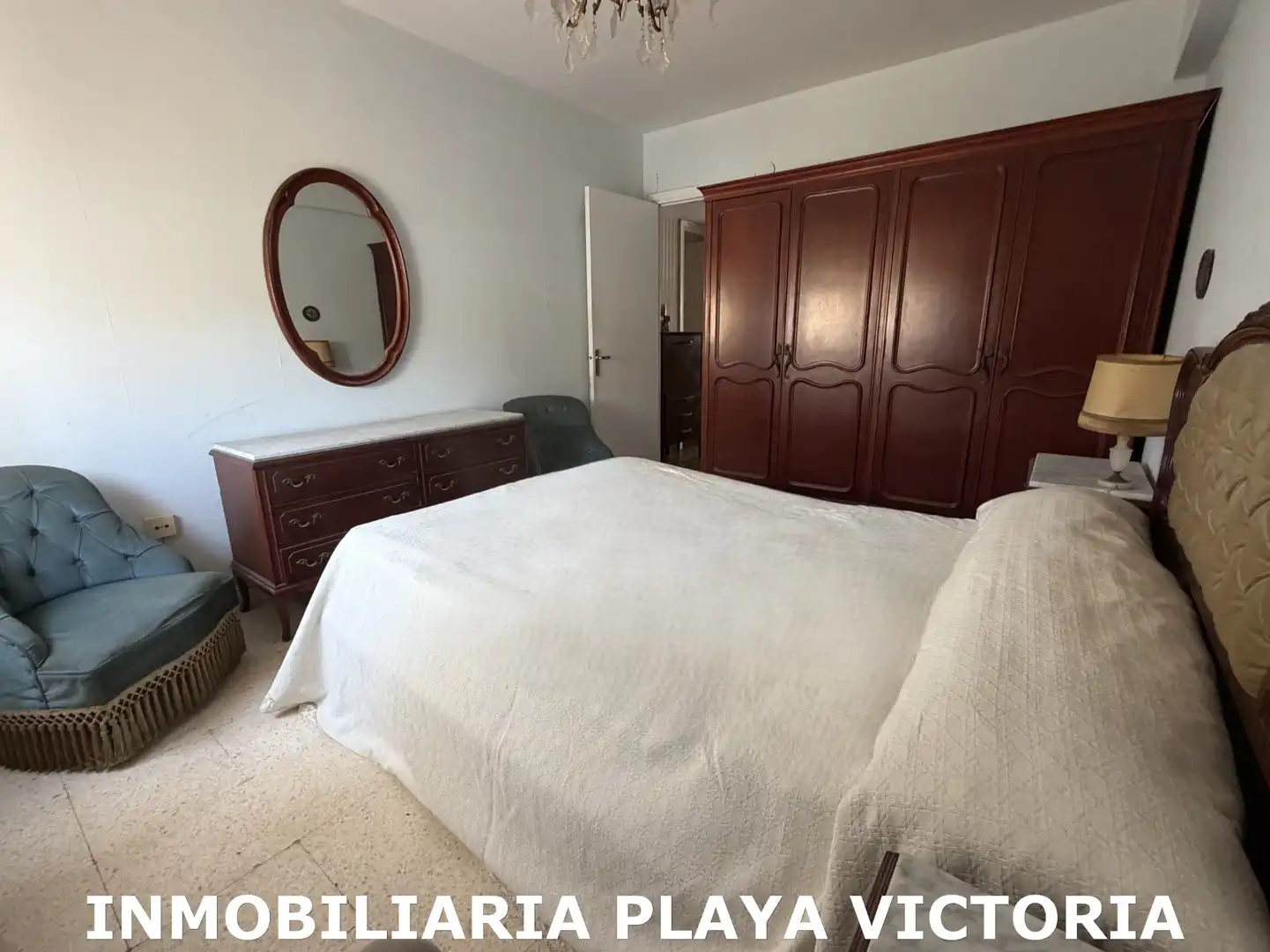 Bedroom of Flat for sale in Cádiz