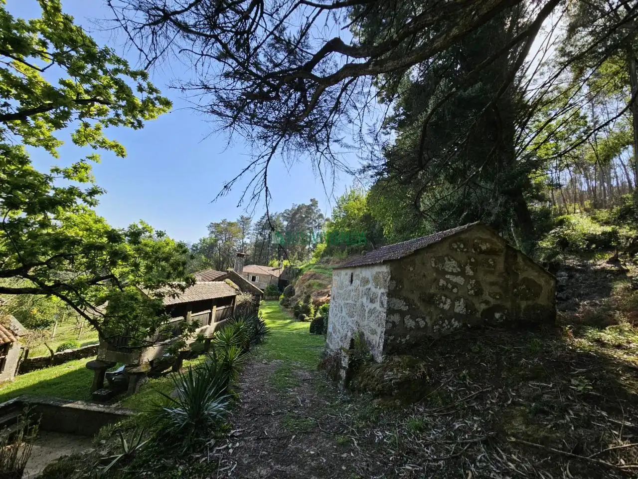 Jardín de Finca rústica en venta en A Cañiza   con Calefacción, Jardín privado y Terraza