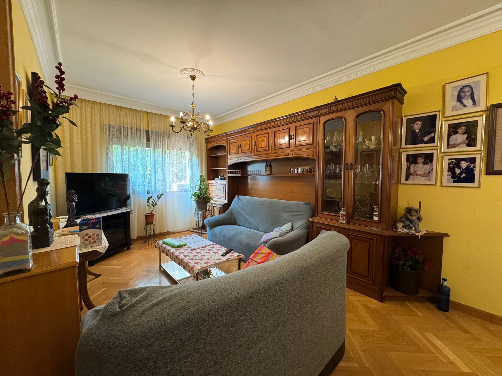 Living room of Flat for sale in  Madrid Capital  with Heating and Oven