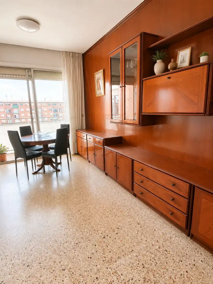 Esszimmer von Wohnung zum Verkauf in Barcelona mit Balkon