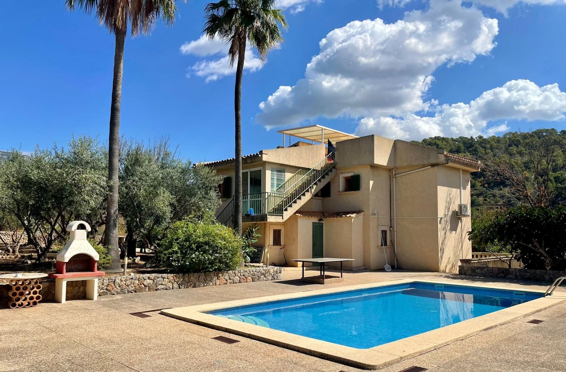 Exterior view of Country house for sale in Bunyola  with Air Conditioner, Heating and Private garden