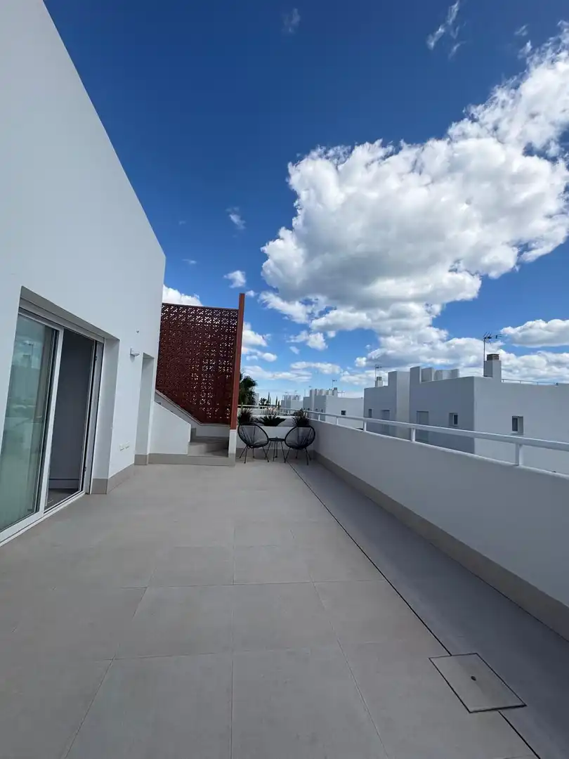 Terraza de Casa o chalet en venta en Pilar de la Horadada con Aire acondicionado, Calefacción y Jardín privado