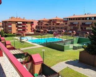 Swimming pool of Duplex for sale in Salamanca Capital  with Heating, Terrace and Furnished
