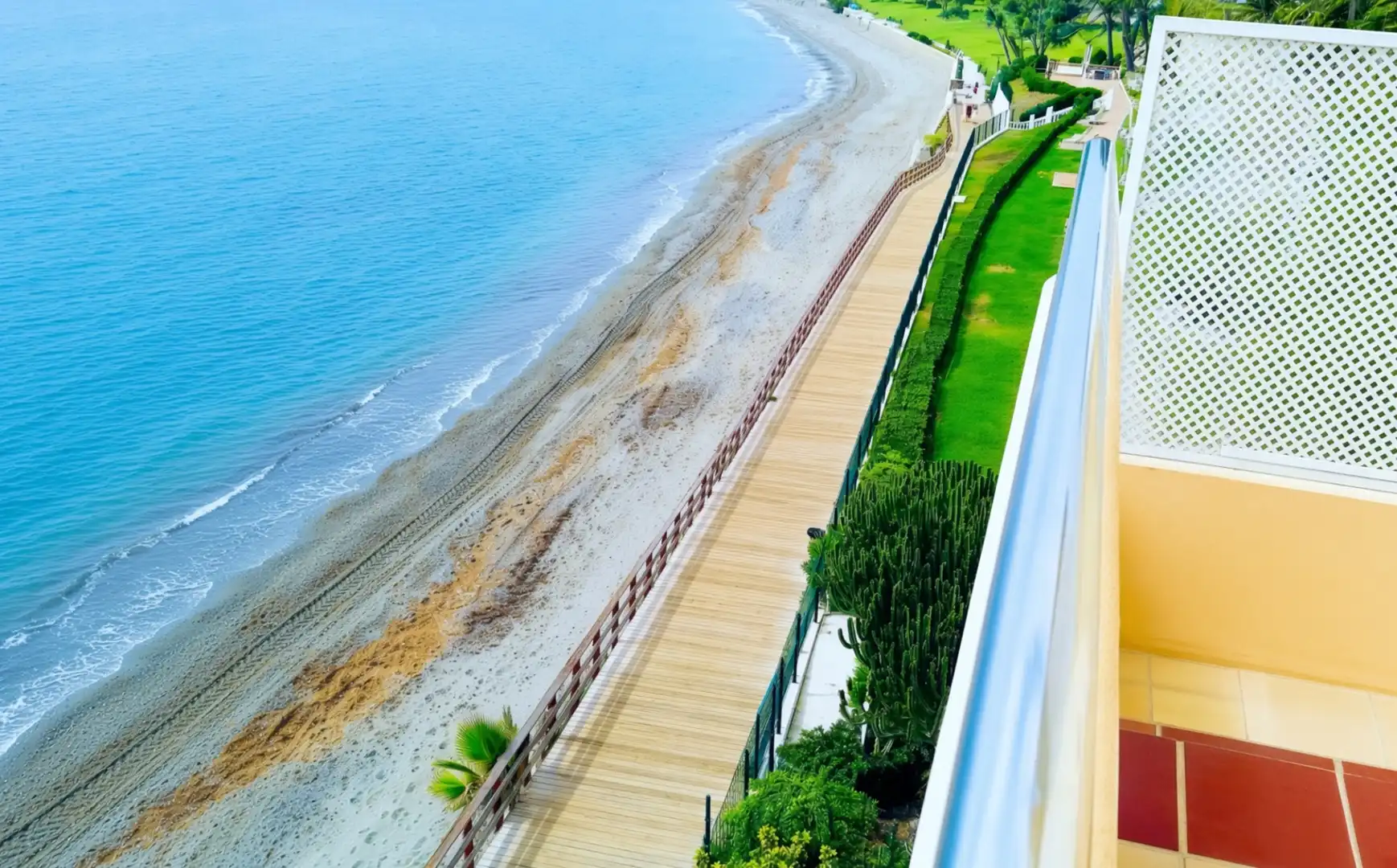 Terrace of Study for sale in Estepona  with Air Conditioner, Furnished and Internet