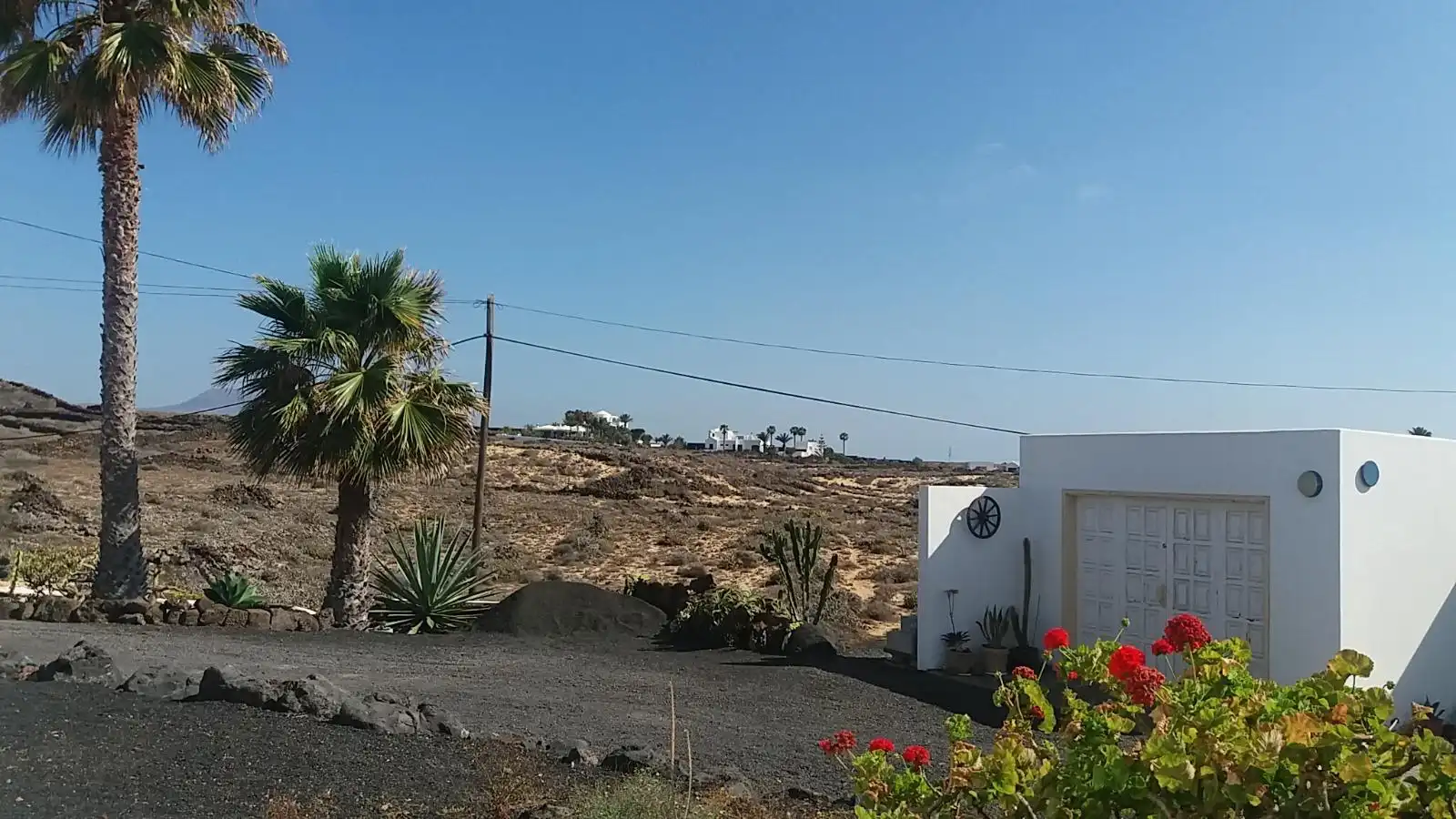 Vista exterior de Casa adosada en venta en Haría con Jardín privado, Terraza y Trastero