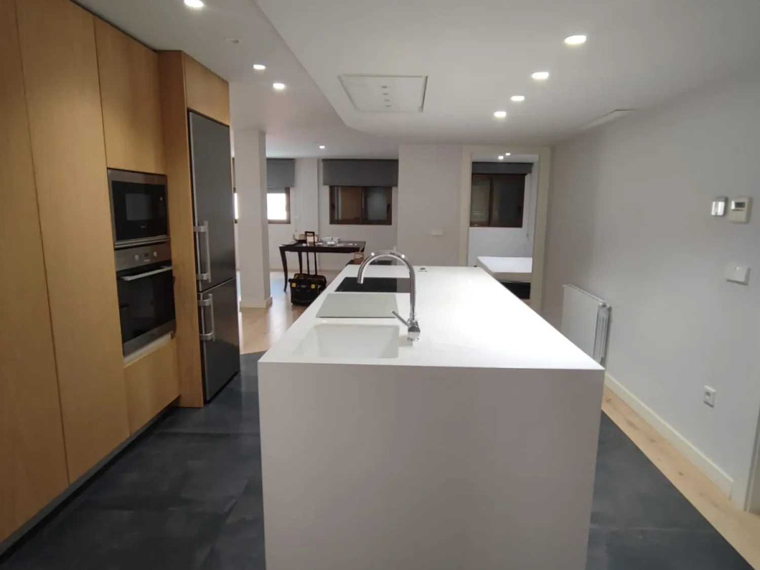 Cocina de Piso de alquiler en  Murcia Capital con Aire acondicionado, Calefacción y Amueblado