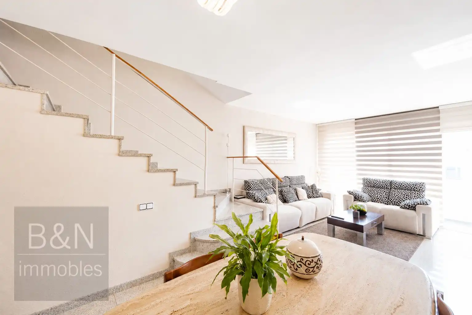 Sala de estar de Casa o chalet en venta en Terrassa con Aire acondicionado, Calefacción y Terraza