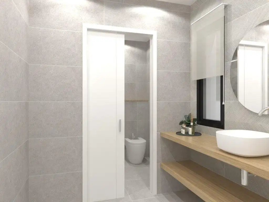 Bathroom of Flat for sale in Carballo  with Heating and Storage room