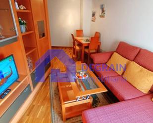Sala d'estar de Pis de lloguer en Oviedo  amb Calefacció, Moblat i Balcó