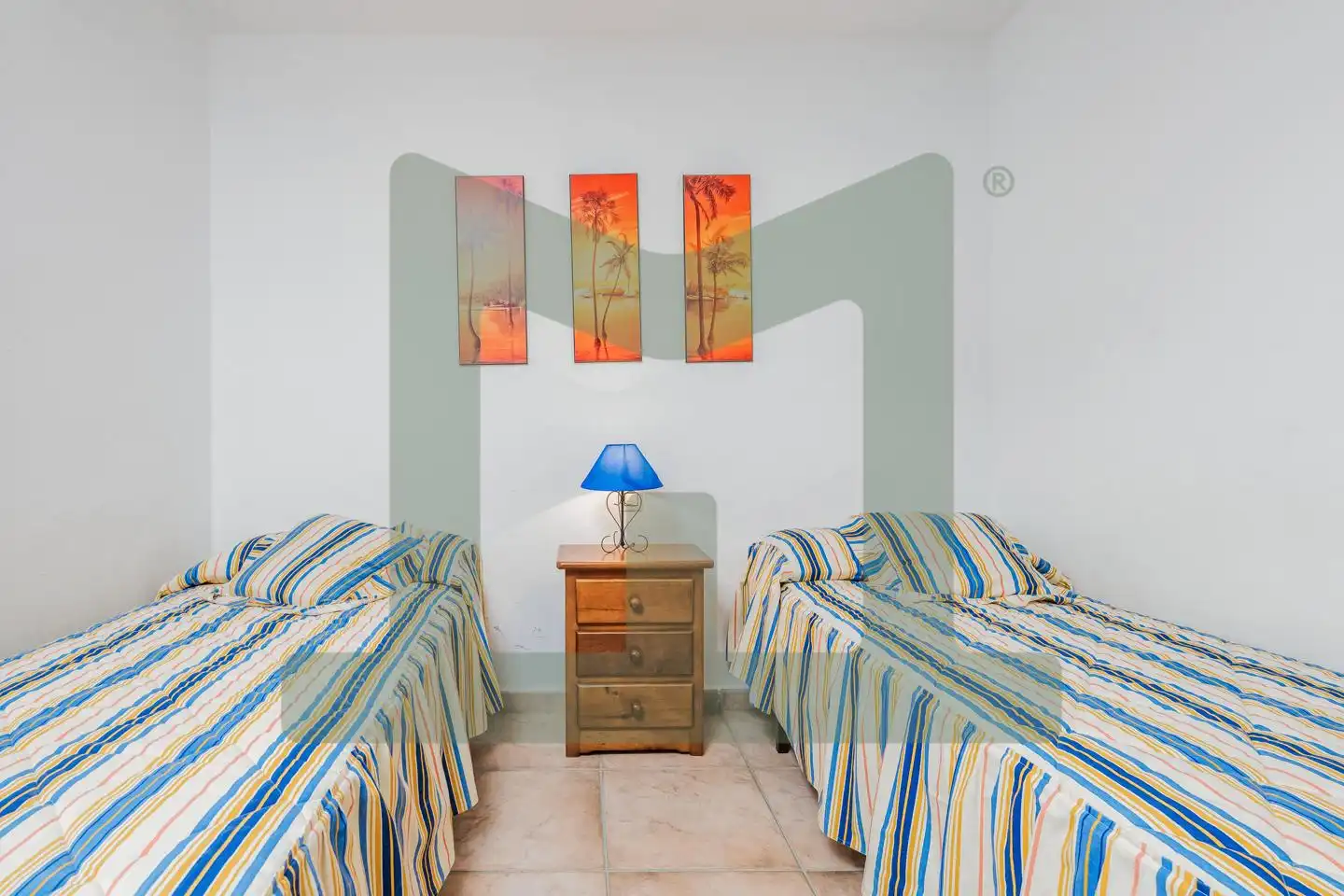 Schlafzimmer von Wohnung zum Verkauf in Zahara de los Atunes mit Klimaanlage, Terrasse und Abstellraum