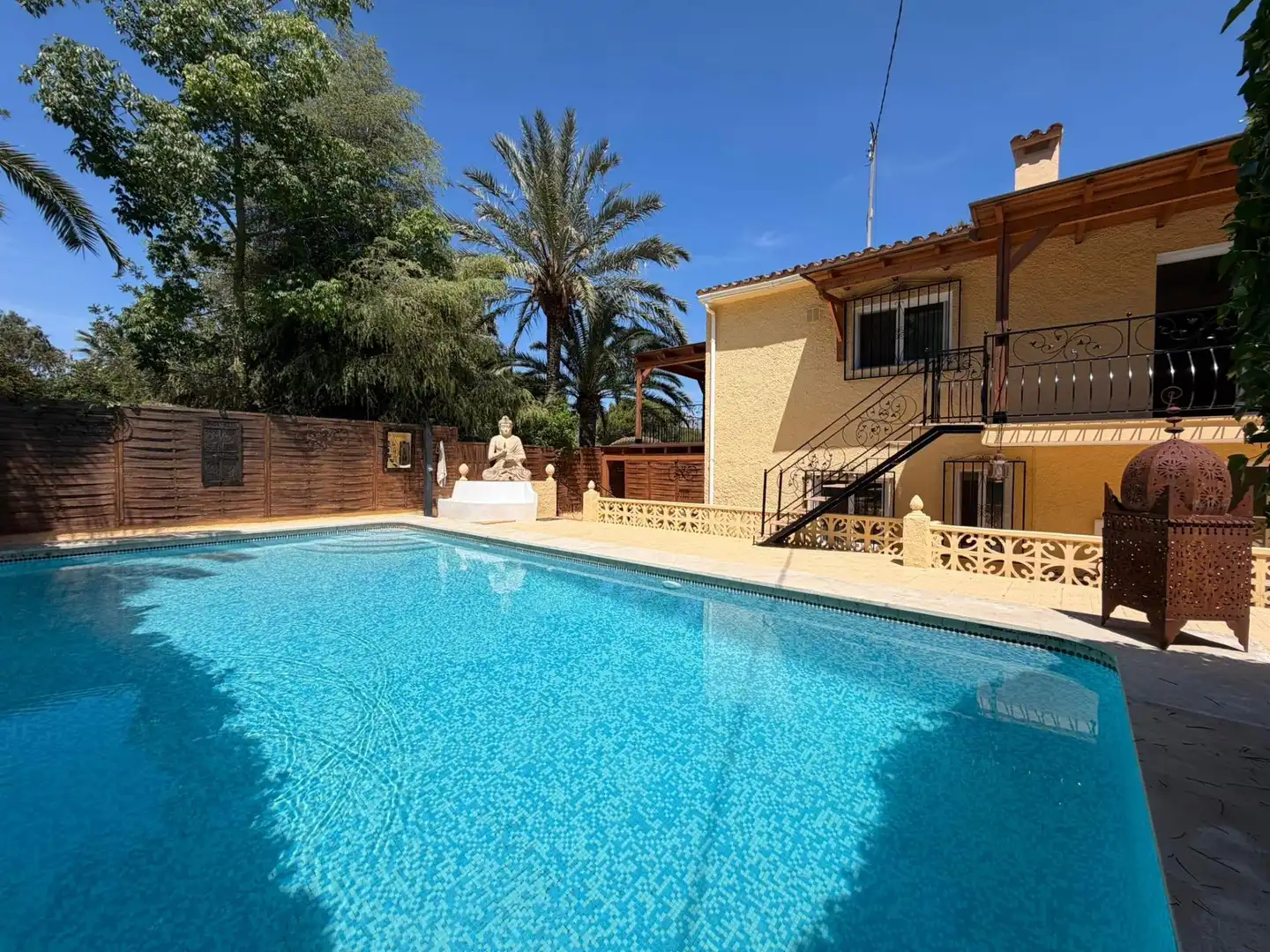 Piscina de Casa o chalet de alquiler en L'Alfàs del Pi con Aire acondicionado, Jardín privado y Piscina