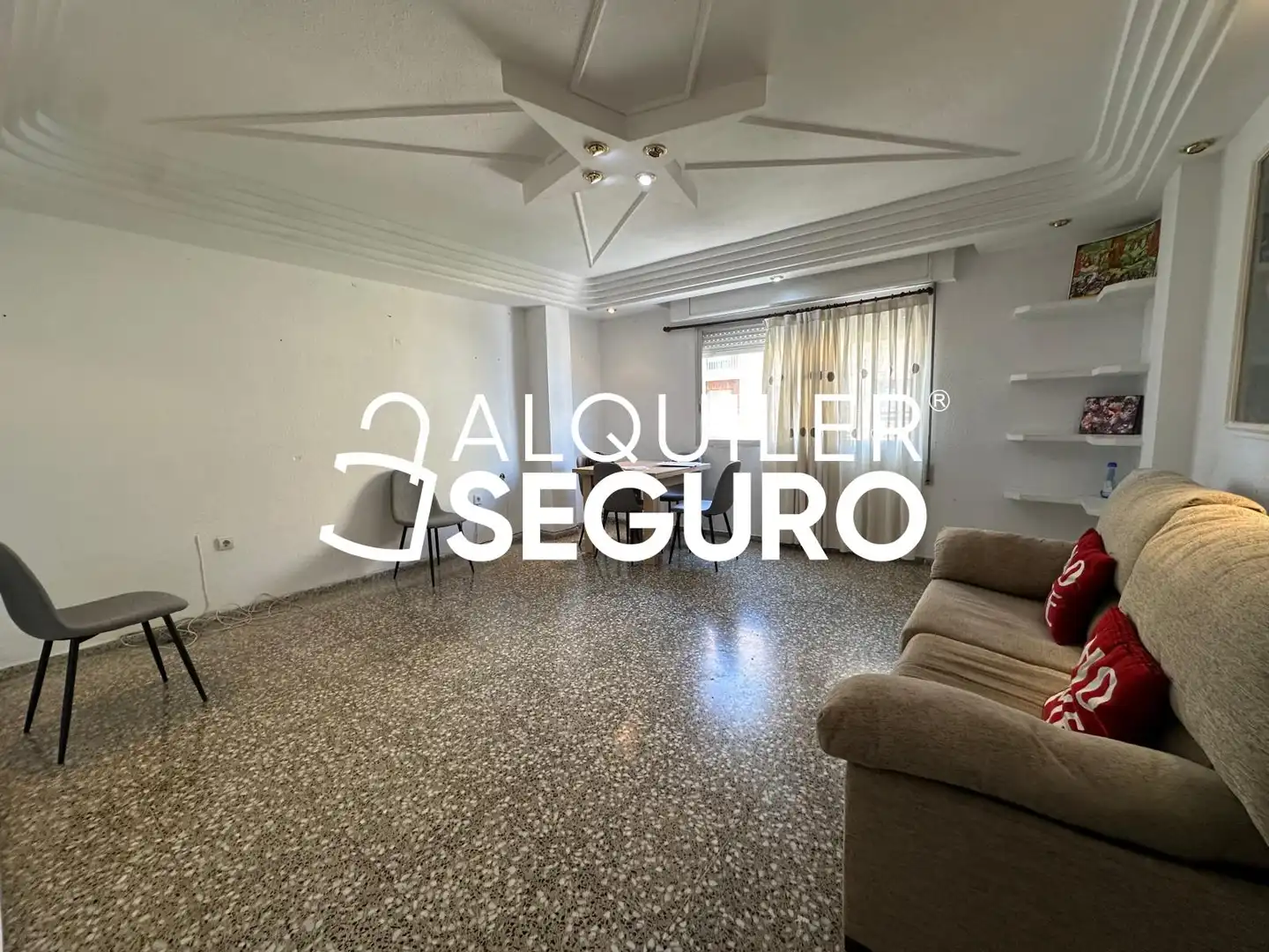 Sala de estar de Piso de alquiler en Aldaia con Terraza y Amueblado
