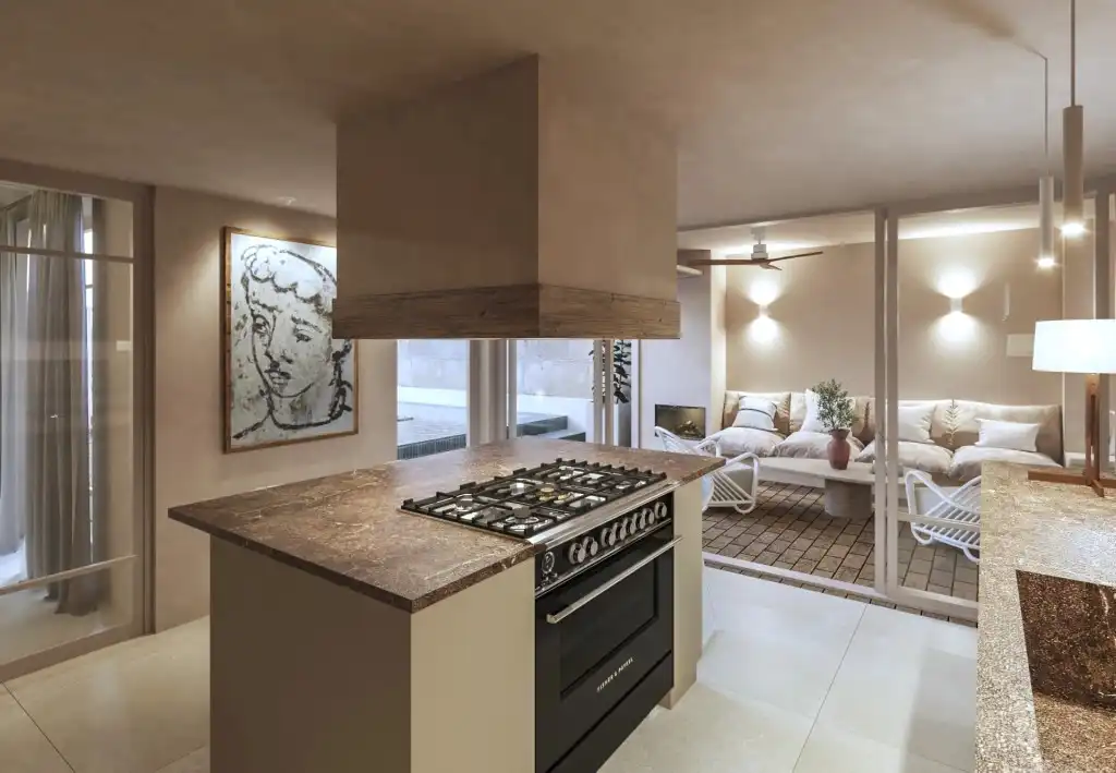 Cocina de Finca rústica en venta en Pollença con Jardín privado y Terraza