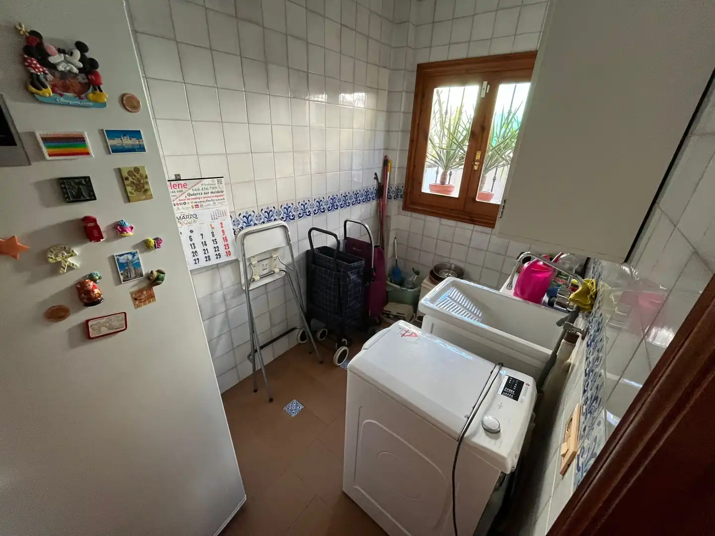 Cocina de Casa adosada en venta en Vélez-Málaga con Aire acondicionado, Calefacción y Jardín privado