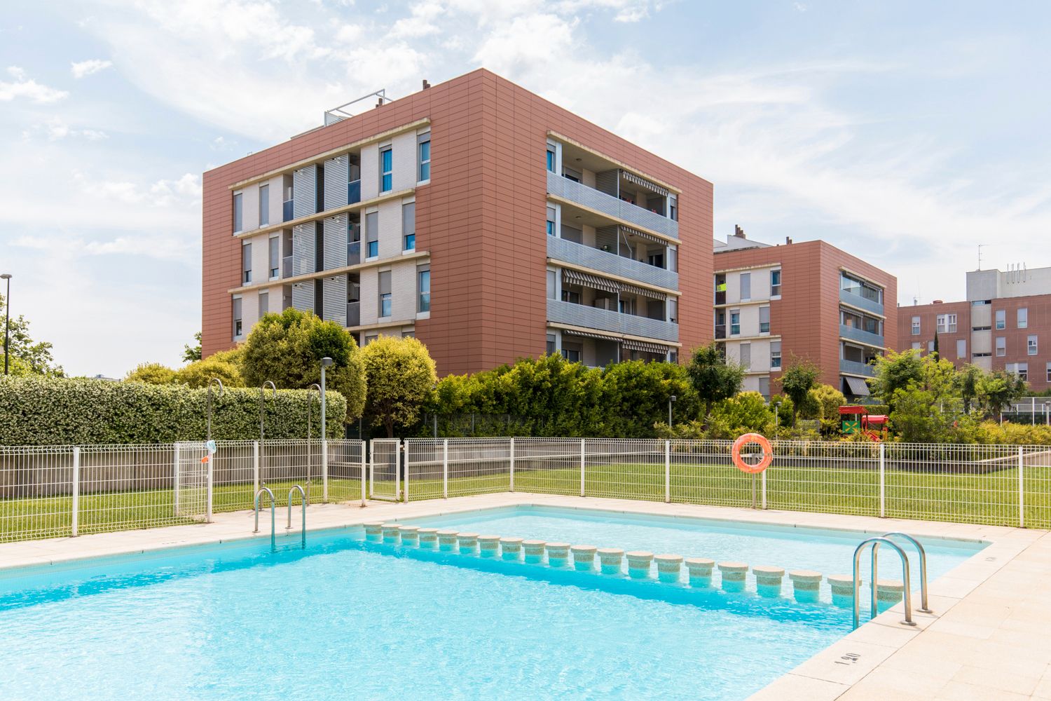 Swimming pool of Duplex for sale in  Zaragoza Capital  with Air Conditioner, Heating and Terrace